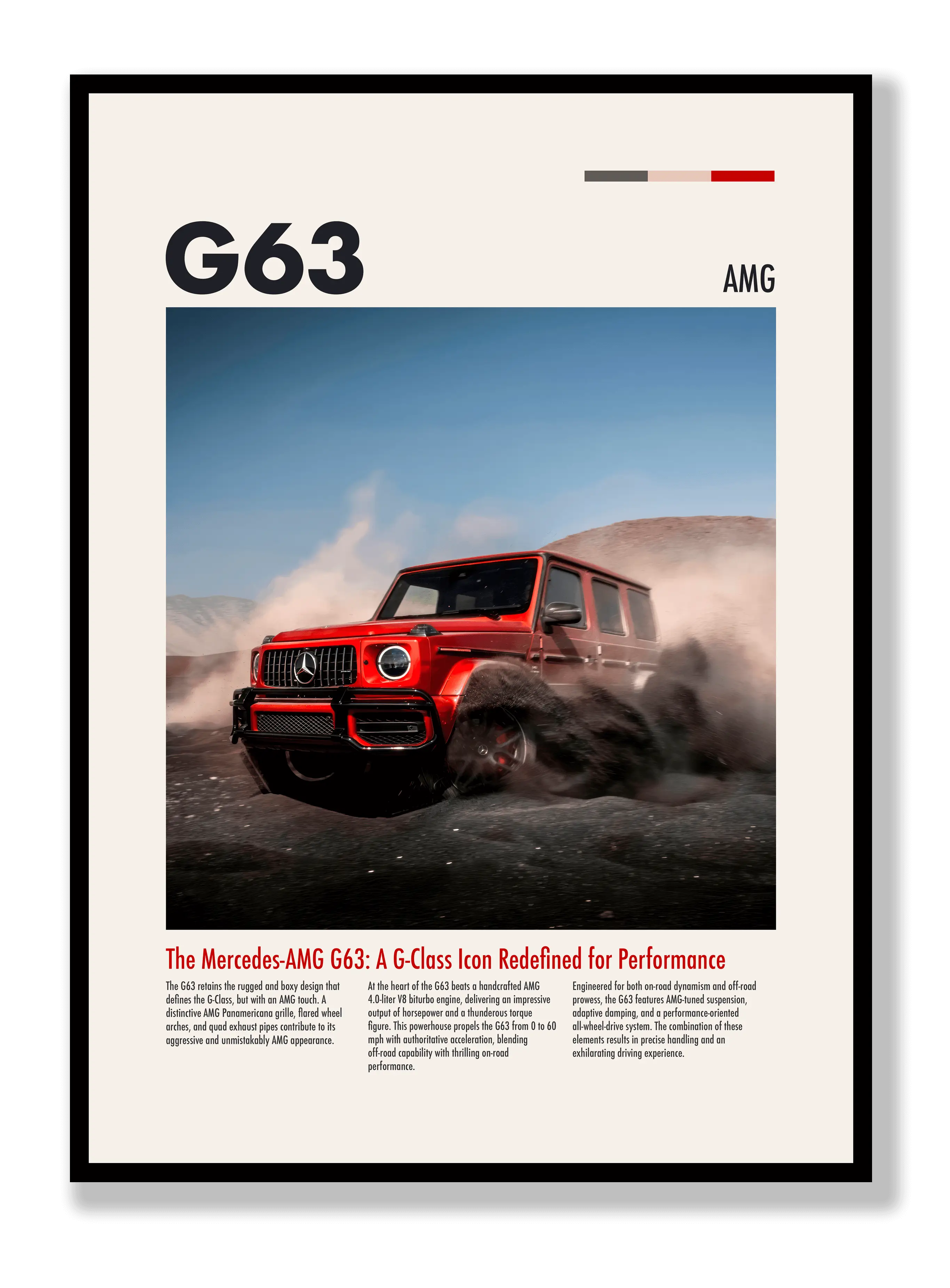 G63 AMG Poster