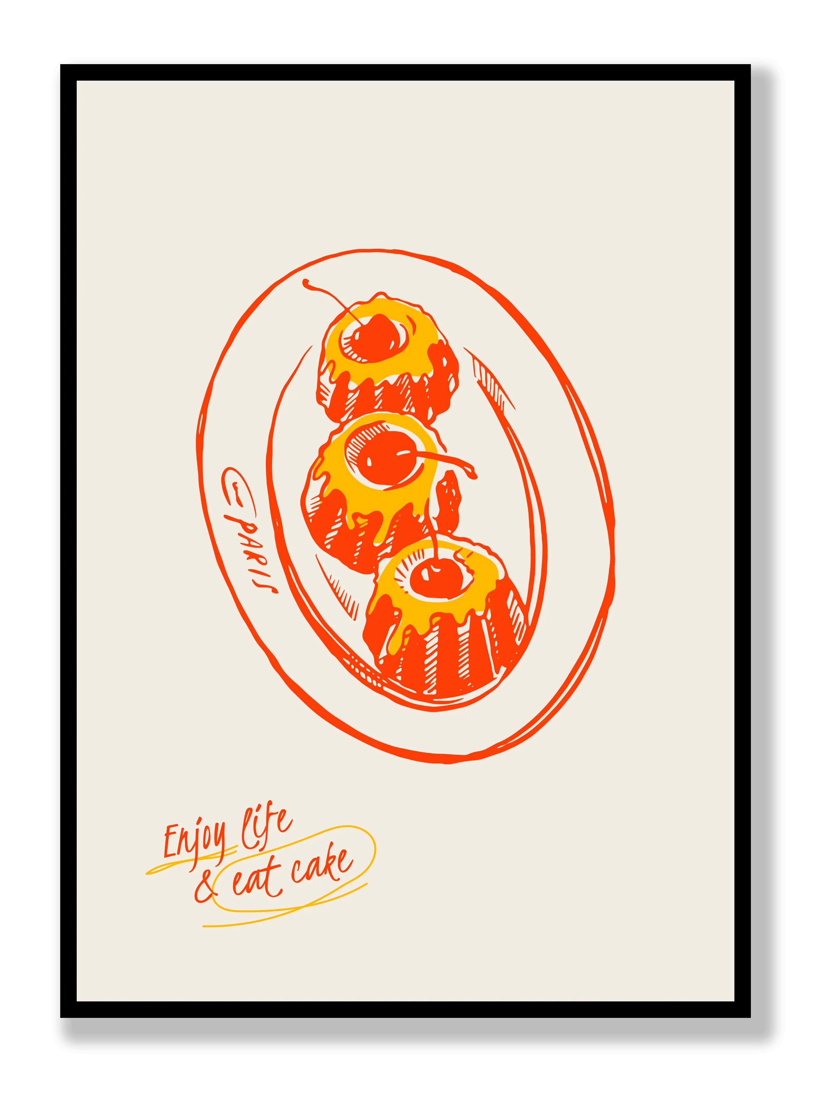 Eat Cake Poster