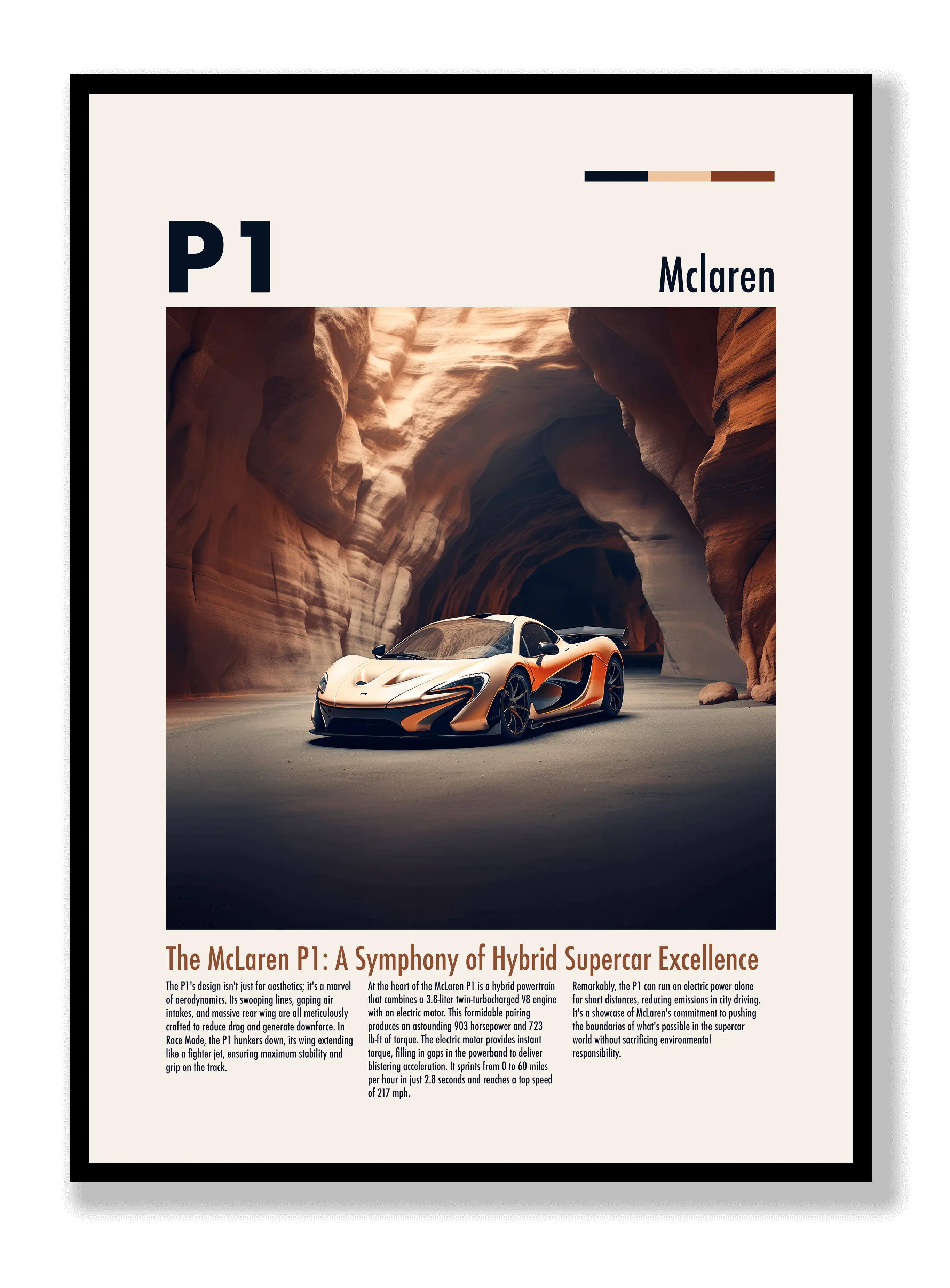 McLaren P1 Poster